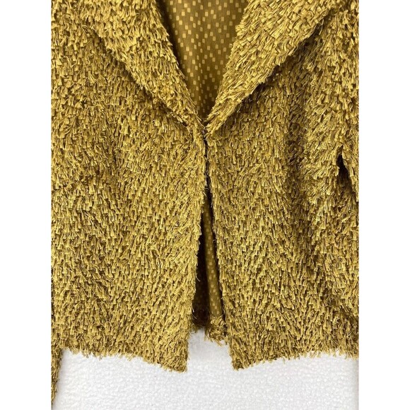 Katharine Hamnett London Gold Metallic Blazer Jacket Women’s M Evening Party - Picture 3 of 8